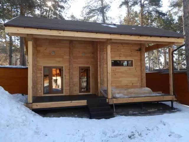Баня из бруса 6х6 м
